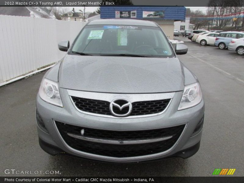 Liquid Silver Meatllic / Black 2012 Mazda CX-9 Touring AWD