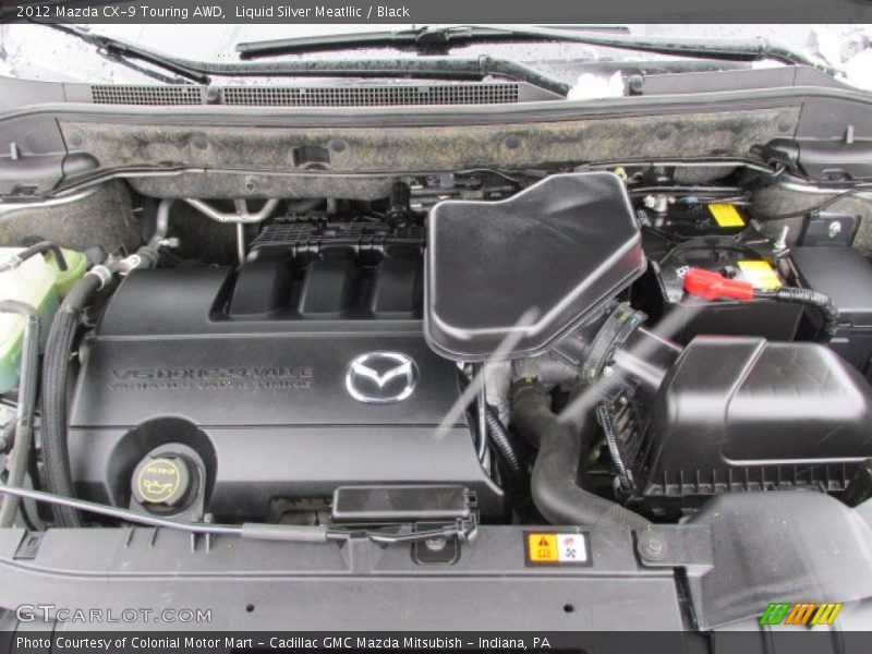 Liquid Silver Meatllic / Black 2012 Mazda CX-9 Touring AWD