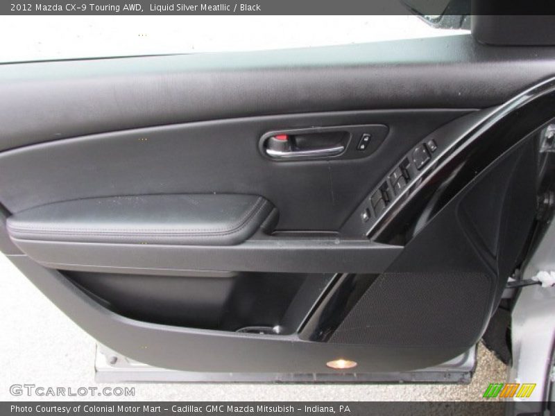 Liquid Silver Meatllic / Black 2012 Mazda CX-9 Touring AWD