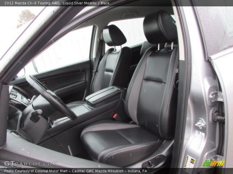 Liquid Silver Meatllic / Black 2012 Mazda CX-9 Touring AWD
