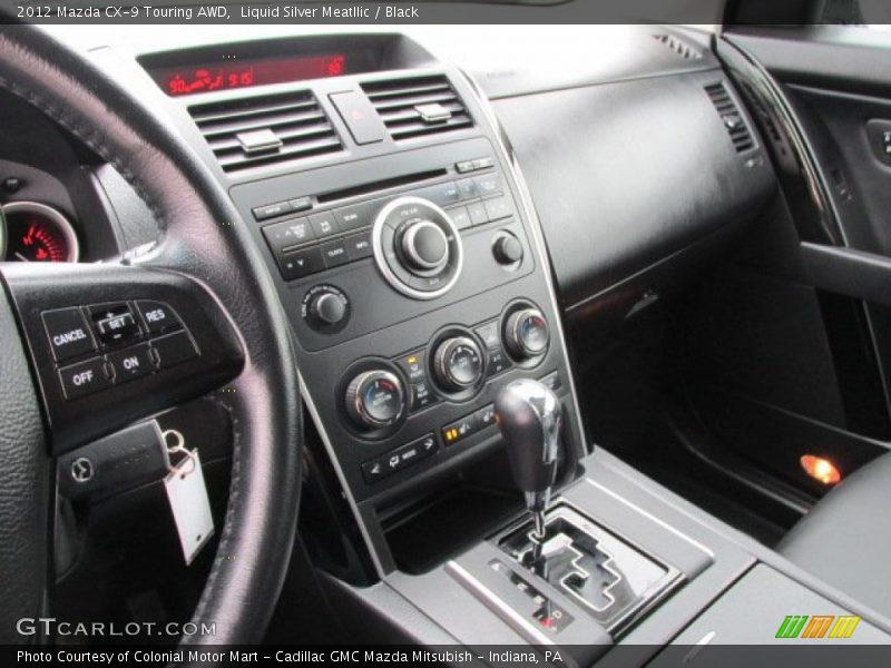 Liquid Silver Meatllic / Black 2012 Mazda CX-9 Touring AWD