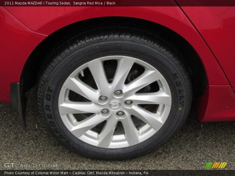 Sangria Red Mica / Black 2011 Mazda MAZDA6 i Touring Sedan