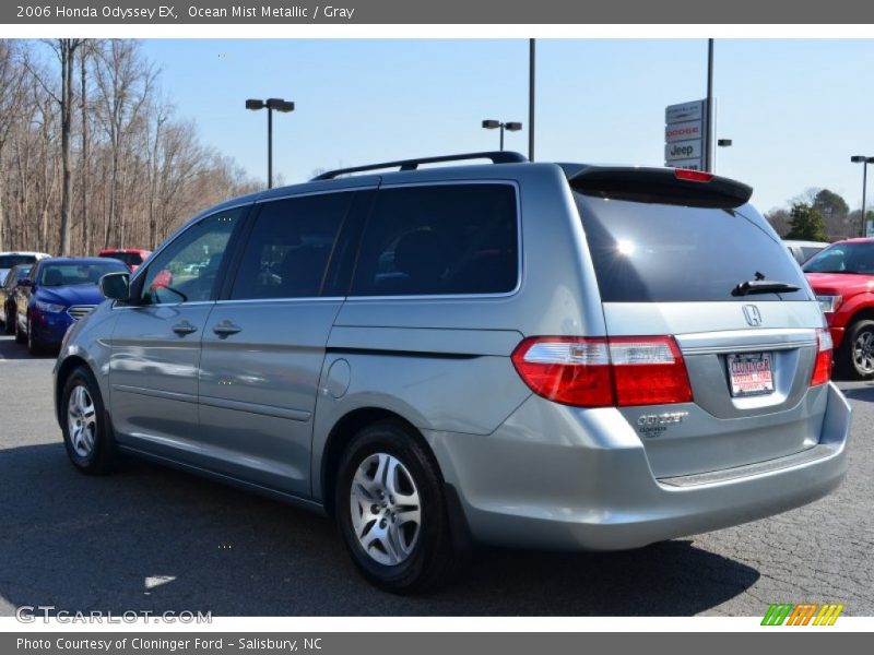 Ocean Mist Metallic / Gray 2006 Honda Odyssey EX