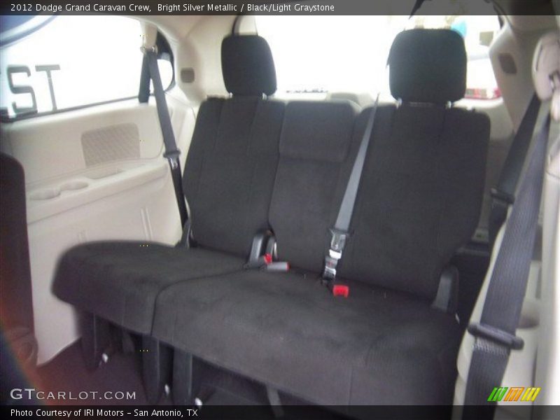Bright Silver Metallic / Black/Light Graystone 2012 Dodge Grand Caravan Crew