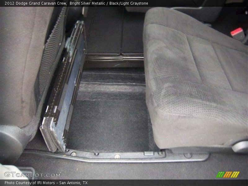 Bright Silver Metallic / Black/Light Graystone 2012 Dodge Grand Caravan Crew