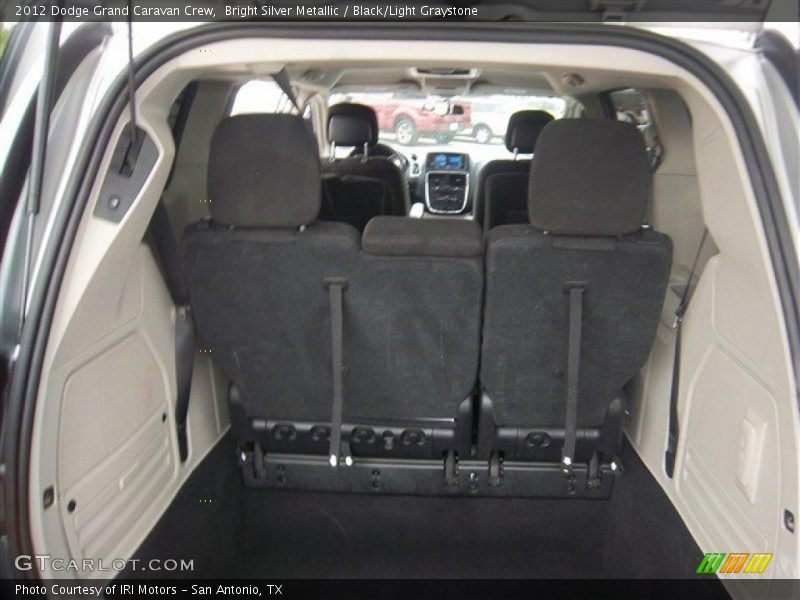 Bright Silver Metallic / Black/Light Graystone 2012 Dodge Grand Caravan Crew