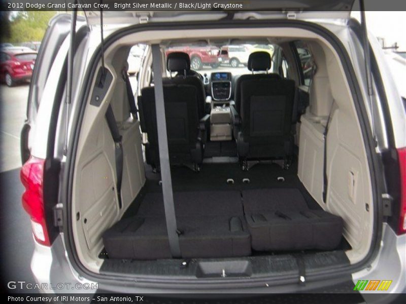 Bright Silver Metallic / Black/Light Graystone 2012 Dodge Grand Caravan Crew