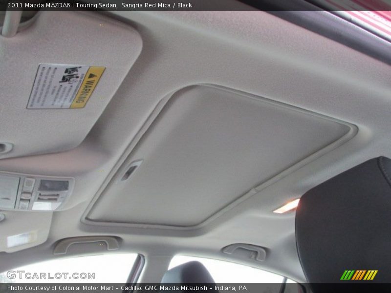 Sangria Red Mica / Black 2011 Mazda MAZDA6 i Touring Sedan