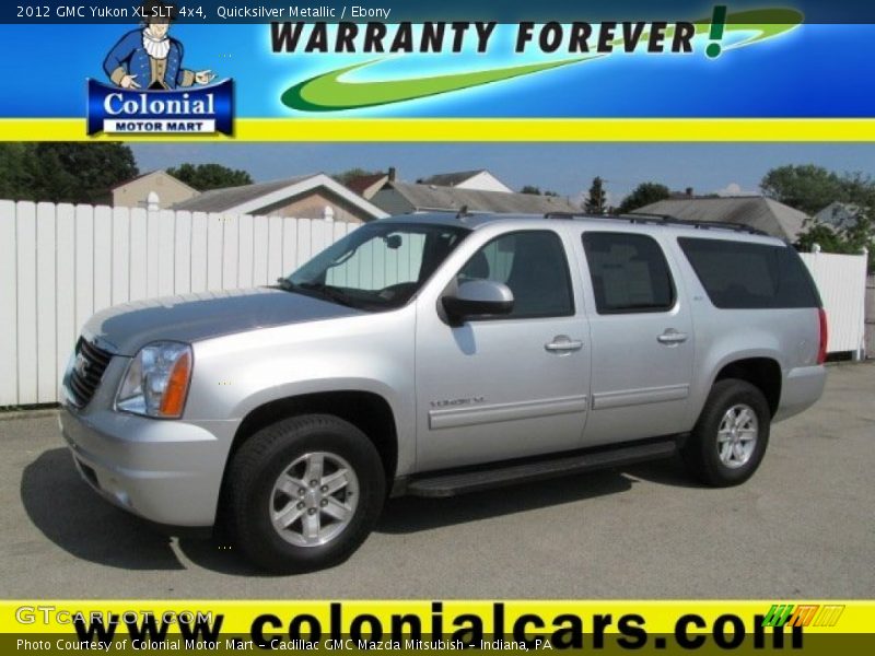 Quicksilver Metallic / Ebony 2012 GMC Yukon XL SLT 4x4