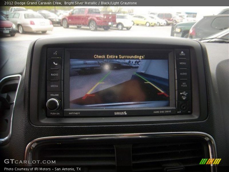 Bright Silver Metallic / Black/Light Graystone 2012 Dodge Grand Caravan Crew