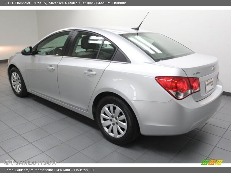Silver Ice Metallic / Jet Black/Medium Titanium 2011 Chevrolet Cruze LS