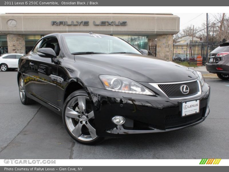 Obsidian Black / Black 2011 Lexus IS 250C Convertible