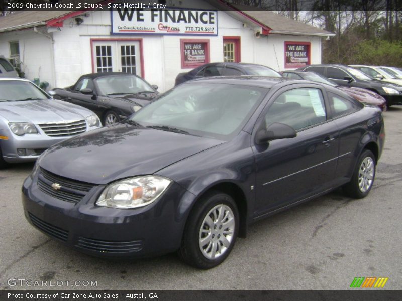 Slate Metallic / Gray 2009 Chevrolet Cobalt LS Coupe