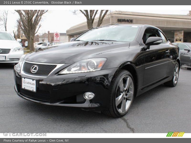 Obsidian Black / Black 2011 Lexus IS 250C Convertible