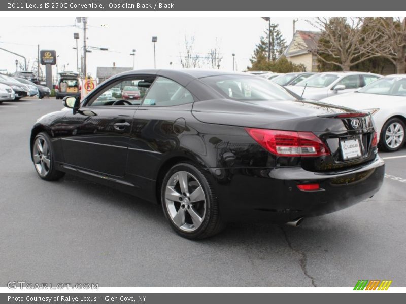 Obsidian Black / Black 2011 Lexus IS 250C Convertible