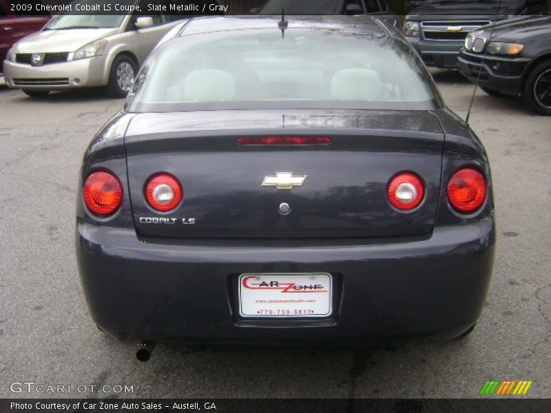 Slate Metallic / Gray 2009 Chevrolet Cobalt LS Coupe