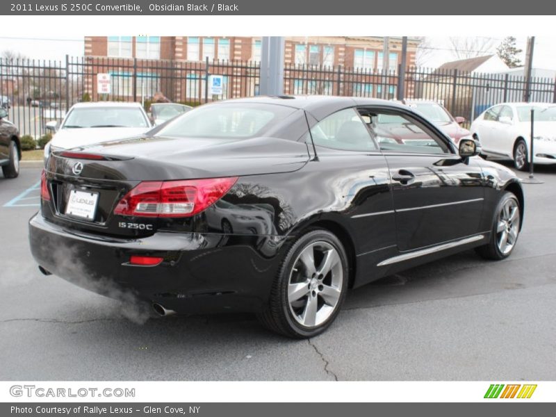 Obsidian Black / Black 2011 Lexus IS 250C Convertible