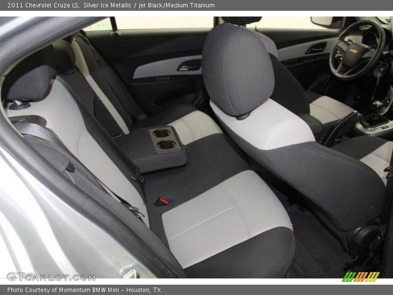Silver Ice Metallic / Jet Black/Medium Titanium 2011 Chevrolet Cruze LS