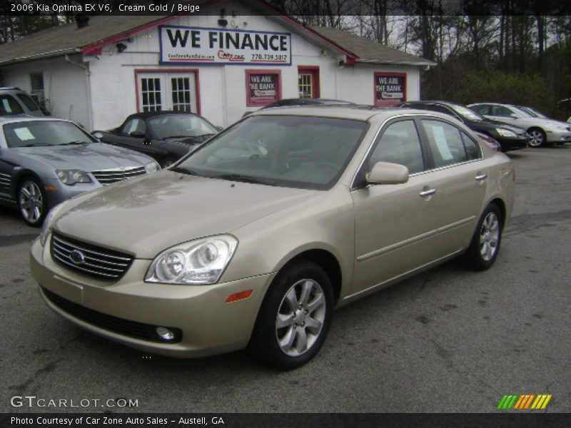 Cream Gold / Beige 2006 Kia Optima EX V6