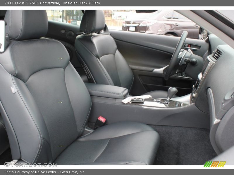 Obsidian Black / Black 2011 Lexus IS 250C Convertible