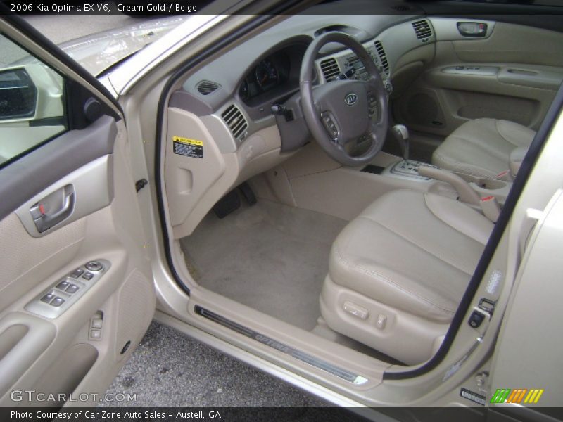 Cream Gold / Beige 2006 Kia Optima EX V6