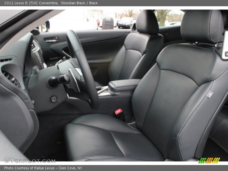 Front Seat of 2011 IS 250C Convertible