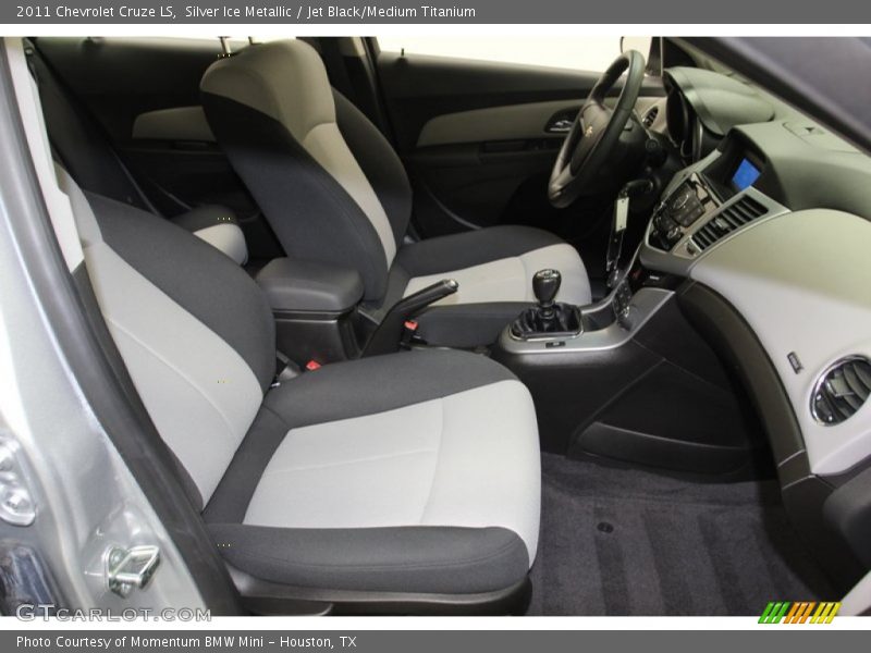 Silver Ice Metallic / Jet Black/Medium Titanium 2011 Chevrolet Cruze LS