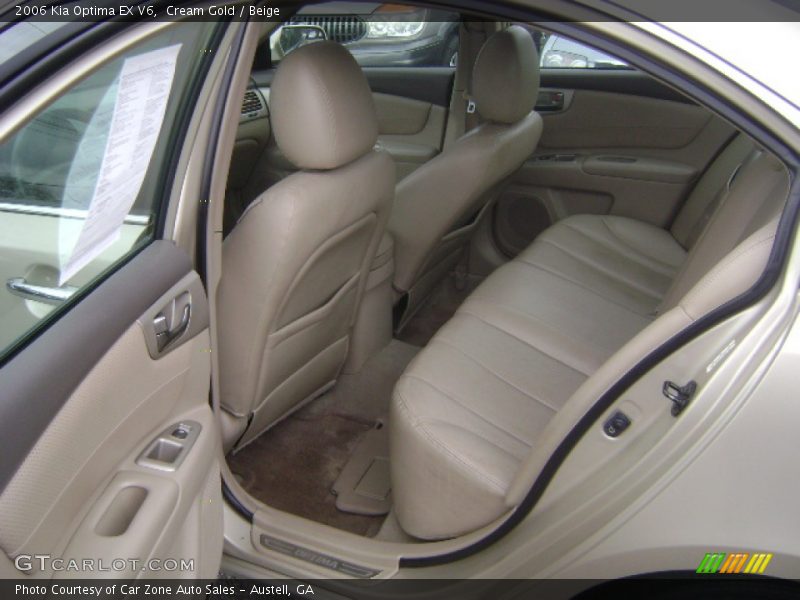 Cream Gold / Beige 2006 Kia Optima EX V6