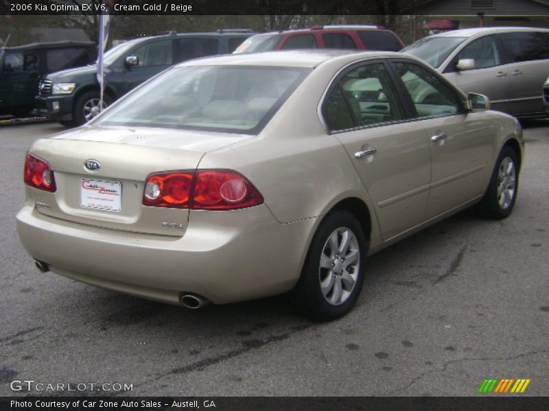 Cream Gold / Beige 2006 Kia Optima EX V6