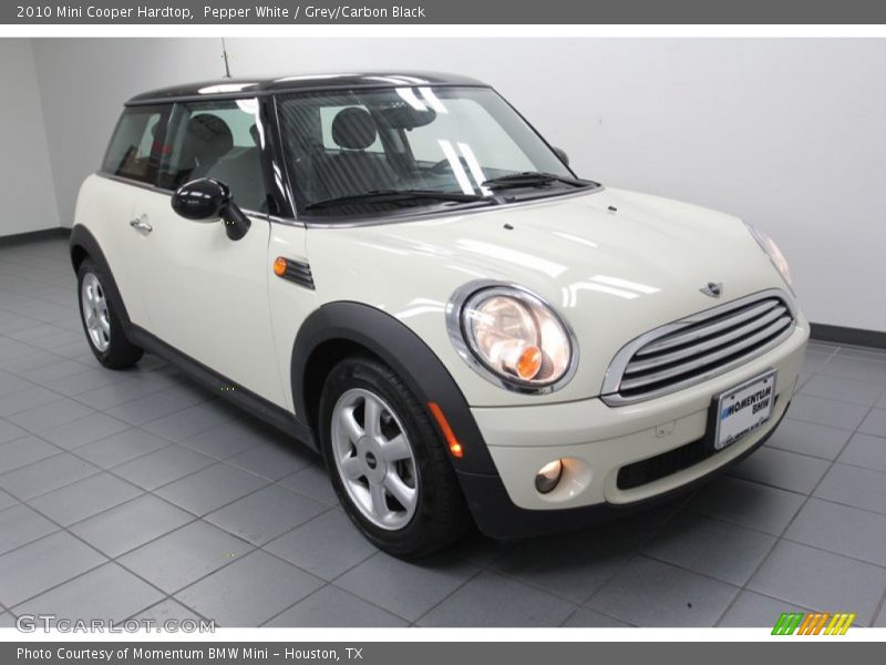 Pepper White / Grey/Carbon Black 2010 Mini Cooper Hardtop