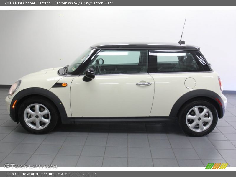 Pepper White / Grey/Carbon Black 2010 Mini Cooper Hardtop