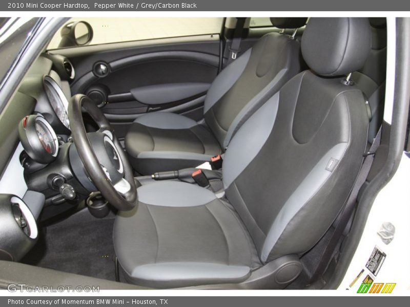 Pepper White / Grey/Carbon Black 2010 Mini Cooper Hardtop
