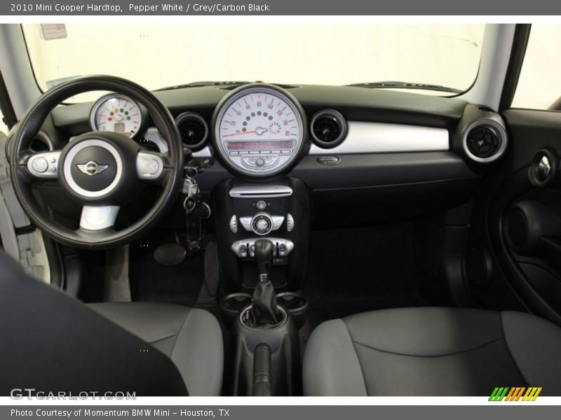 Pepper White / Grey/Carbon Black 2010 Mini Cooper Hardtop