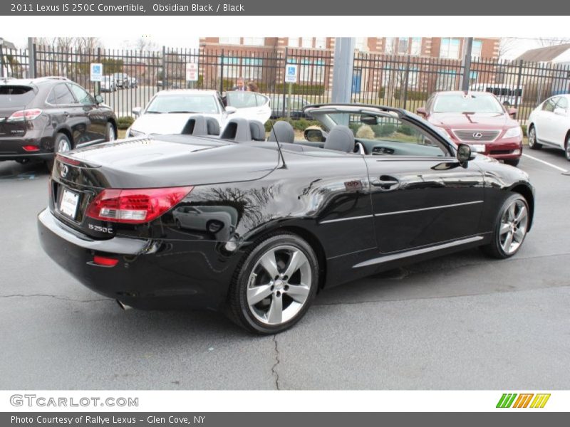 Obsidian Black / Black 2011 Lexus IS 250C Convertible
