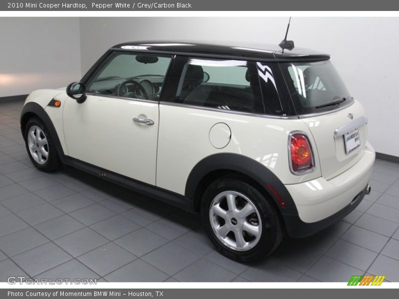 Pepper White / Grey/Carbon Black 2010 Mini Cooper Hardtop