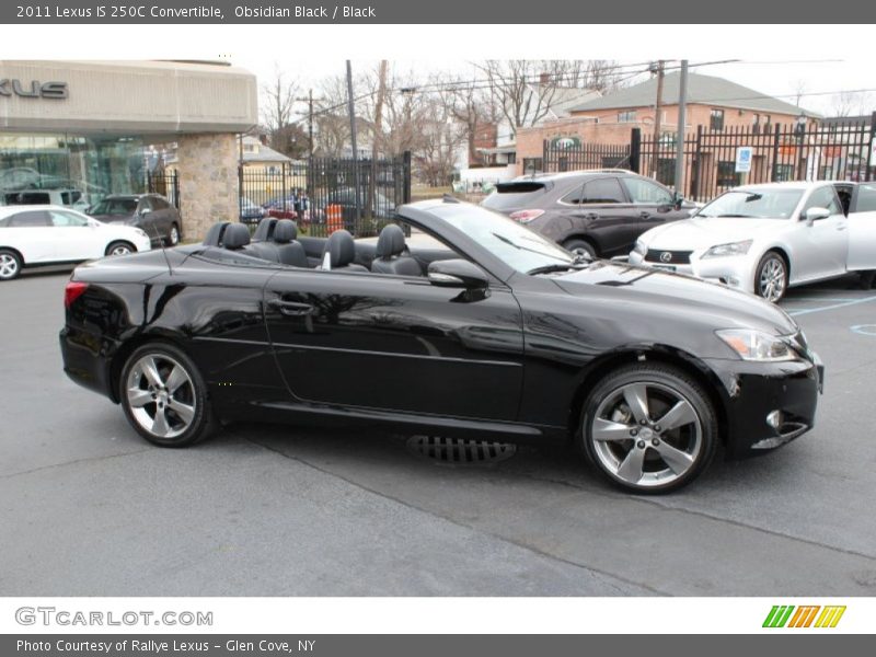 Obsidian Black / Black 2011 Lexus IS 250C Convertible