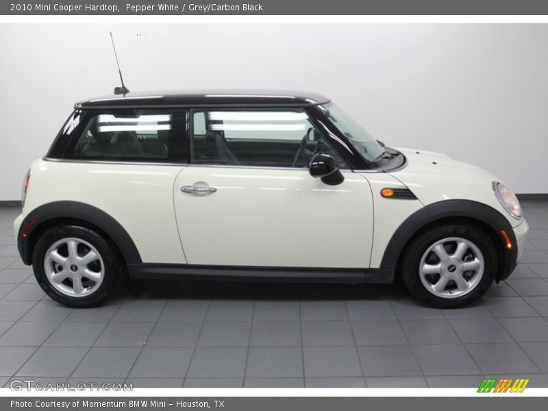 Pepper White / Grey/Carbon Black 2010 Mini Cooper Hardtop