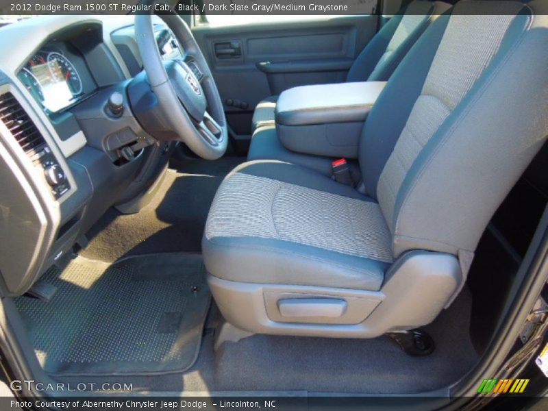Black / Dark Slate Gray/Medium Graystone 2012 Dodge Ram 1500 ST Regular Cab