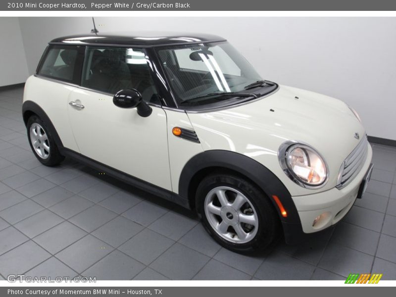 Pepper White / Grey/Carbon Black 2010 Mini Cooper Hardtop