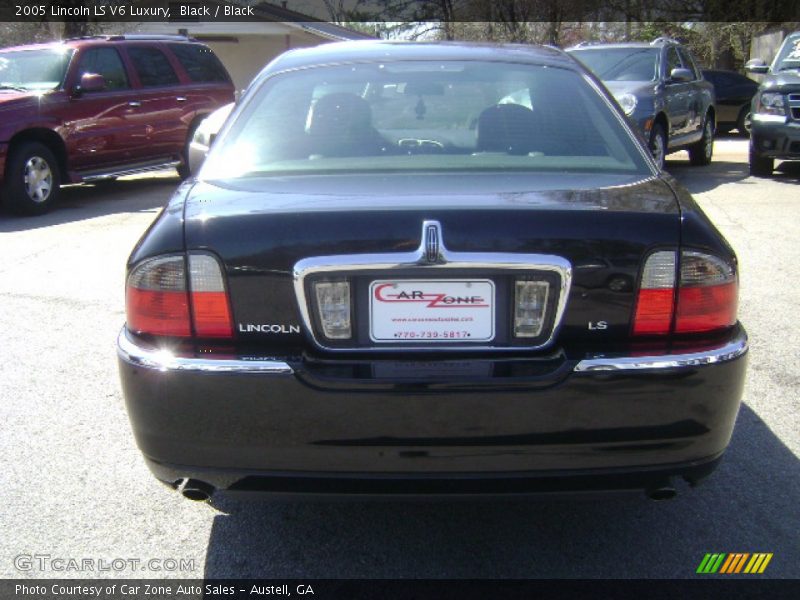 Black / Black 2005 Lincoln LS V6 Luxury