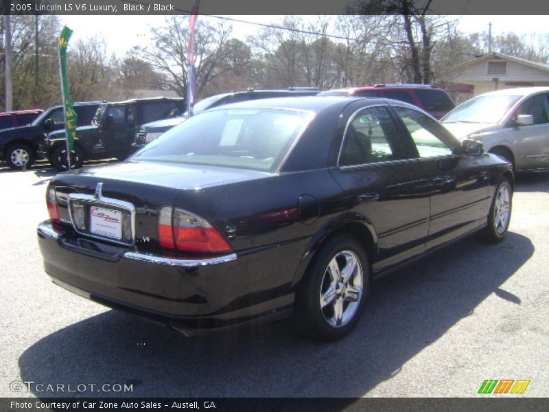 Black / Black 2005 Lincoln LS V6 Luxury
