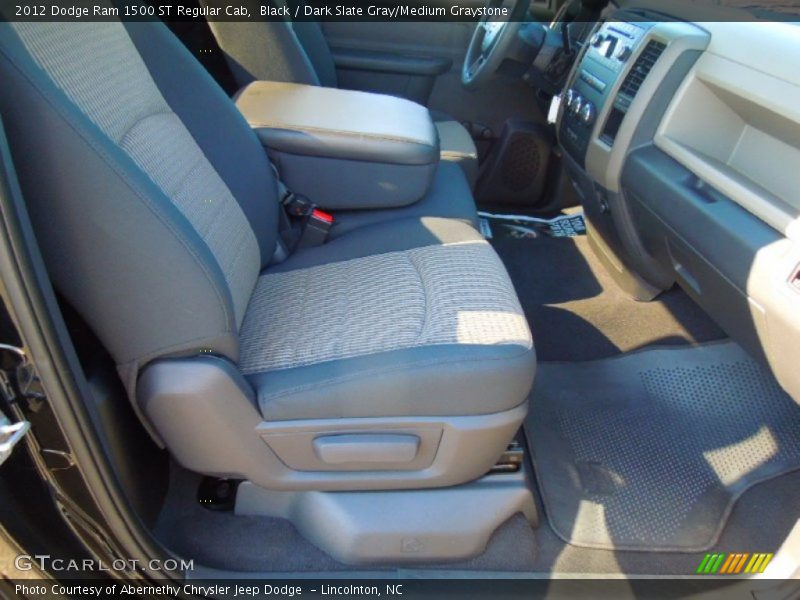 Black / Dark Slate Gray/Medium Graystone 2012 Dodge Ram 1500 ST Regular Cab