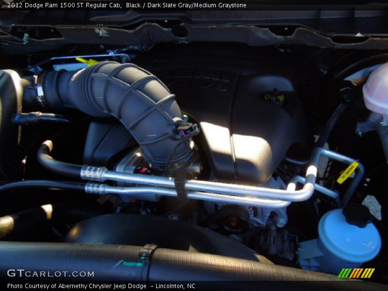 Black / Dark Slate Gray/Medium Graystone 2012 Dodge Ram 1500 ST Regular Cab