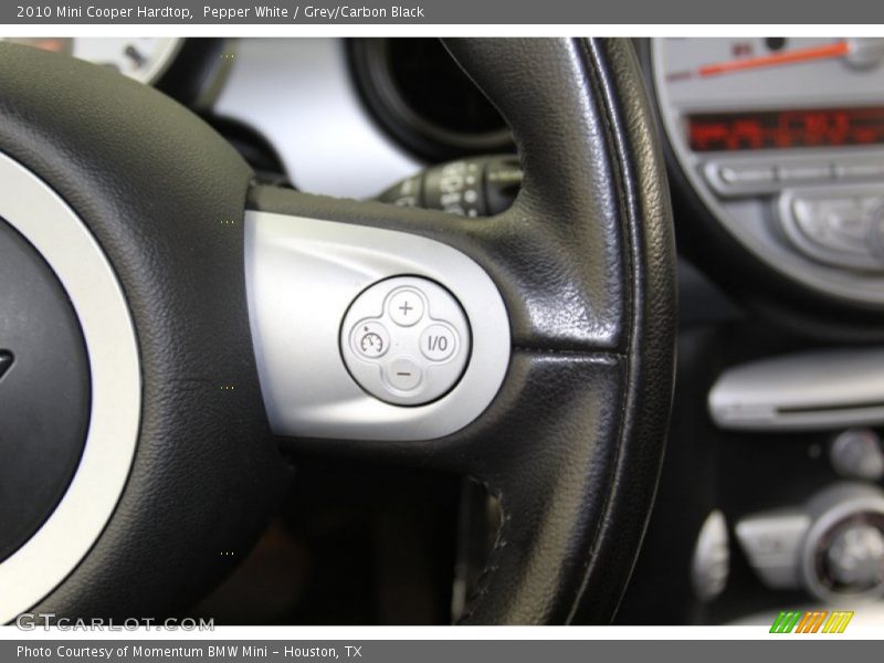 Pepper White / Grey/Carbon Black 2010 Mini Cooper Hardtop