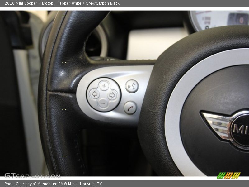Pepper White / Grey/Carbon Black 2010 Mini Cooper Hardtop