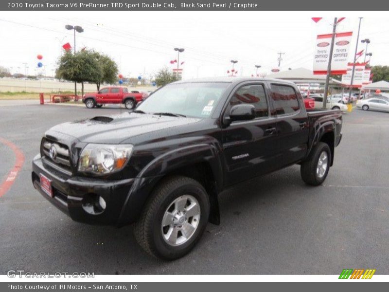 Black Sand Pearl / Graphite 2010 Toyota Tacoma V6 PreRunner TRD Sport Double Cab