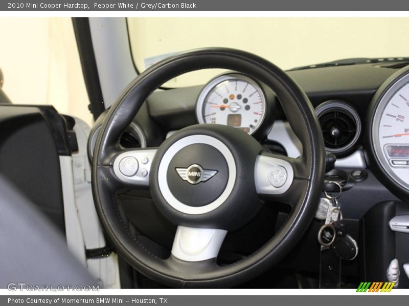 Pepper White / Grey/Carbon Black 2010 Mini Cooper Hardtop