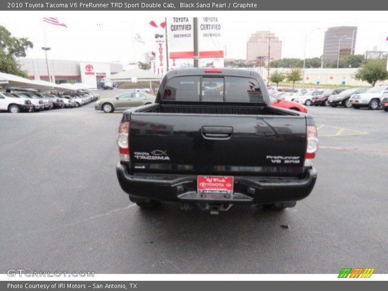 Black Sand Pearl / Graphite 2010 Toyota Tacoma V6 PreRunner TRD Sport Double Cab