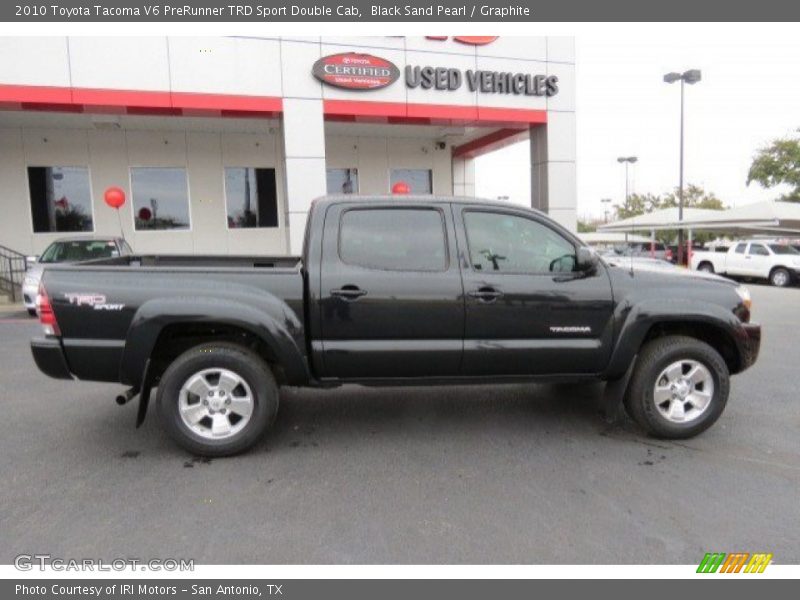 Black Sand Pearl / Graphite 2010 Toyota Tacoma V6 PreRunner TRD Sport Double Cab
