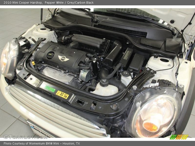 Pepper White / Grey/Carbon Black 2010 Mini Cooper Hardtop